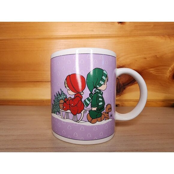 Vintage Precious Moments the Wonder of Christmas Coffee Mug - Picture 1 of 13